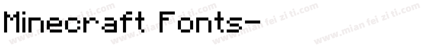 Minecraft Fonts字体转换